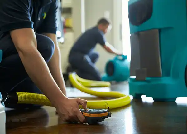 water damage restoration service Leedey